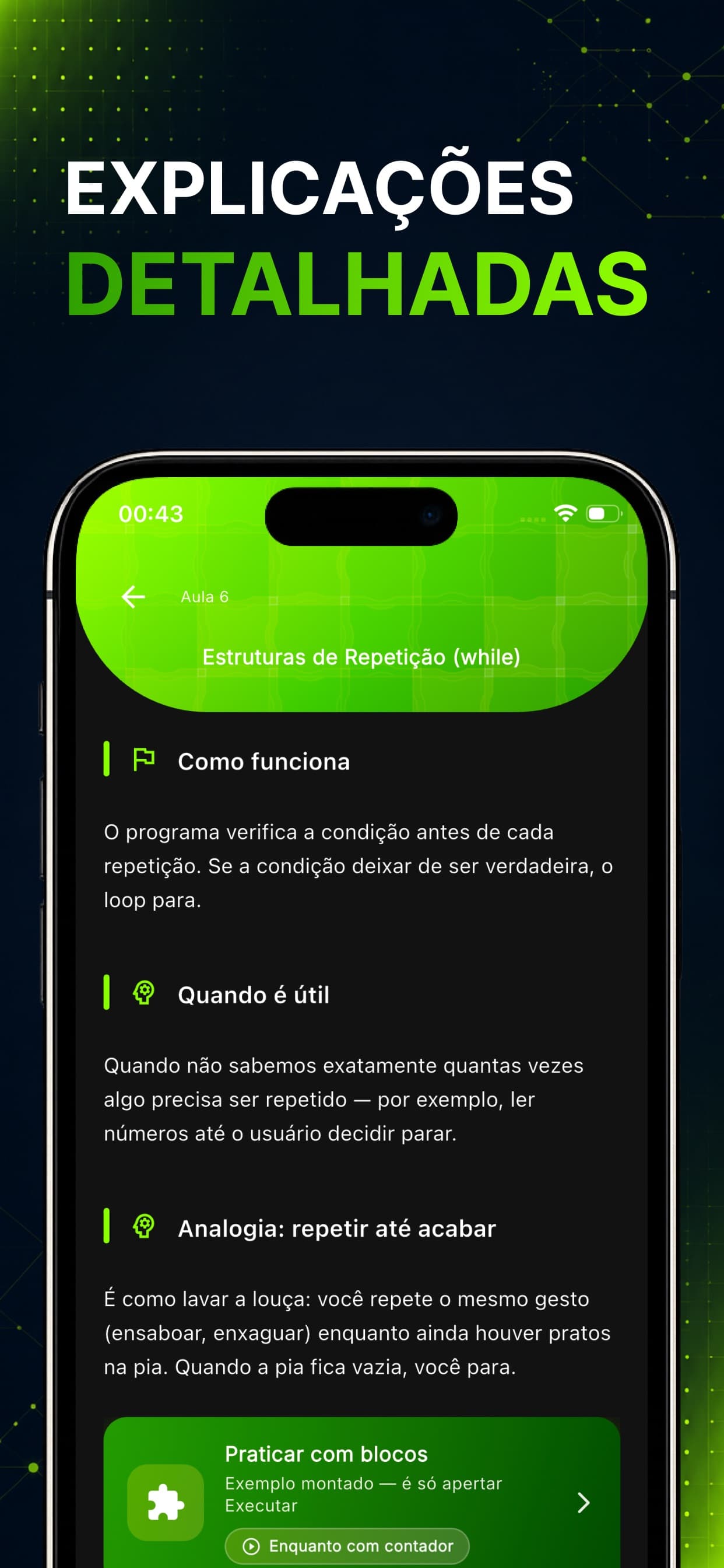 Explicações detalhadas