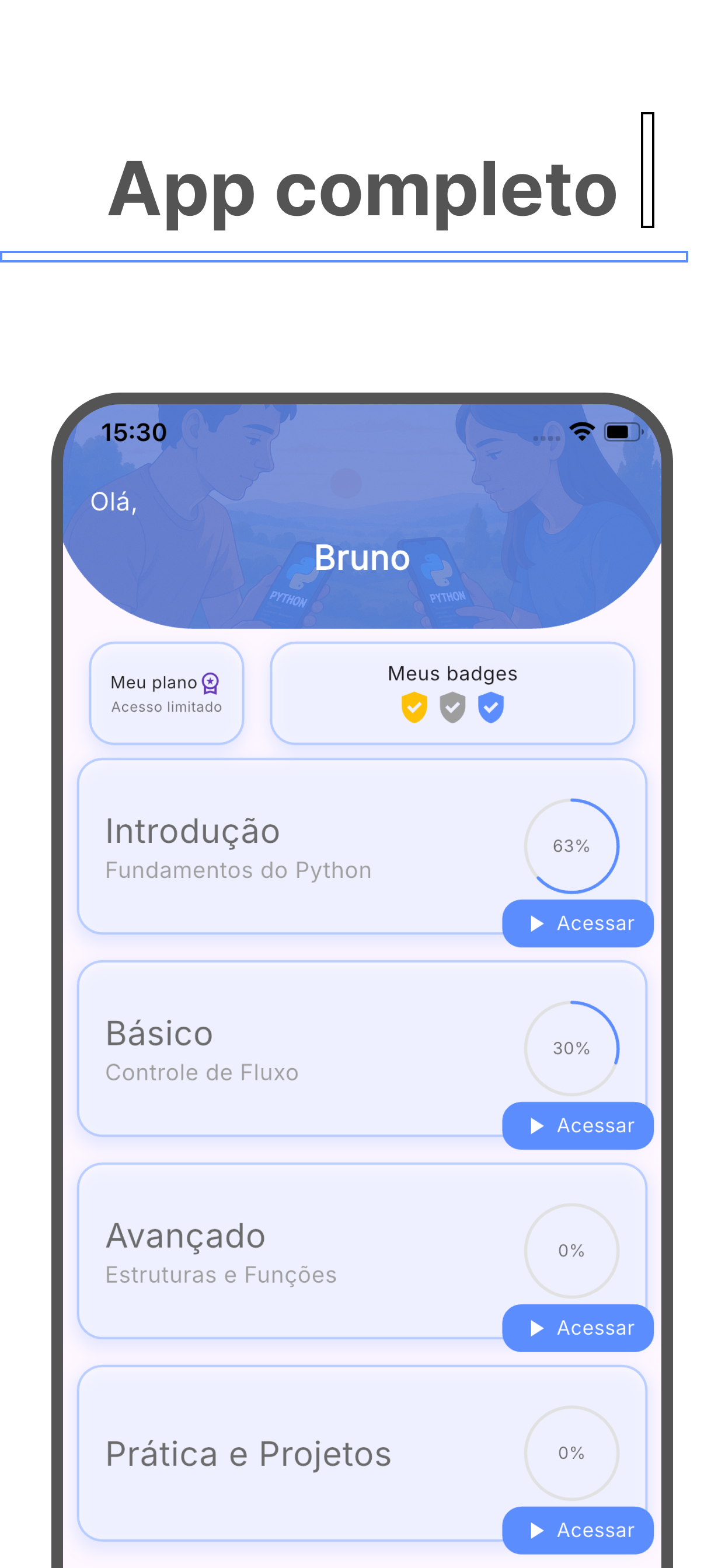 Screenshot 2 do app Aprendendo Python