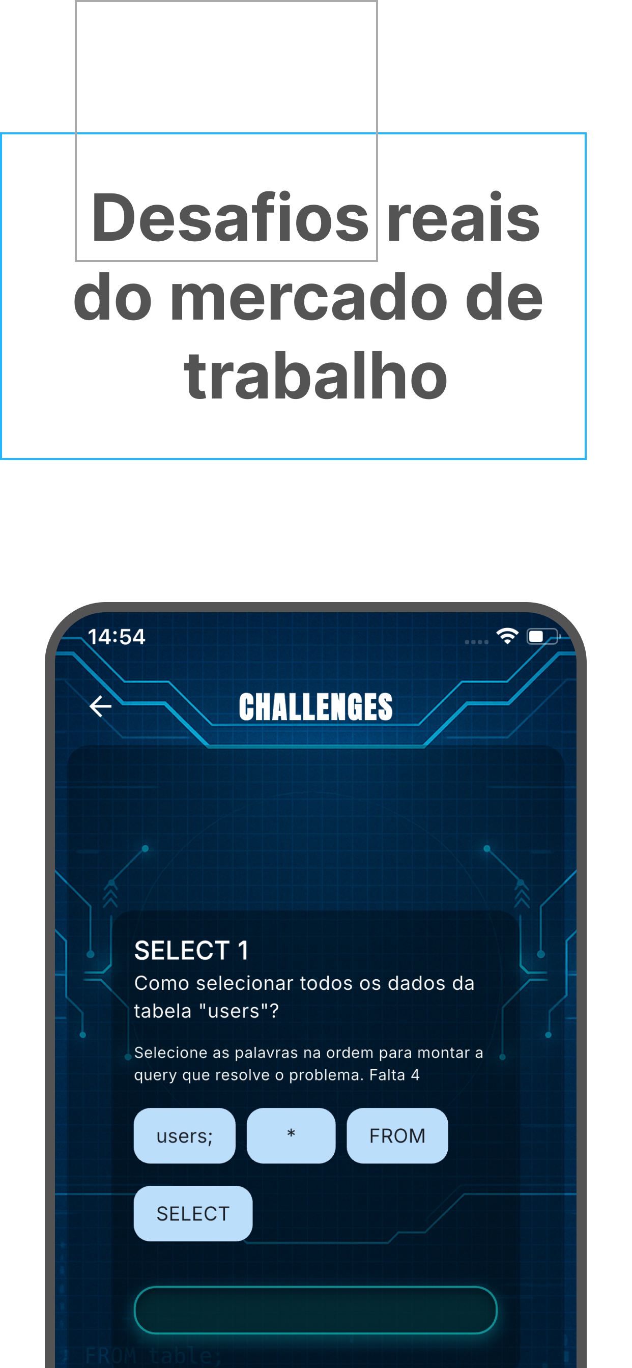 Screenshot 6 do app Aprendendo SQL