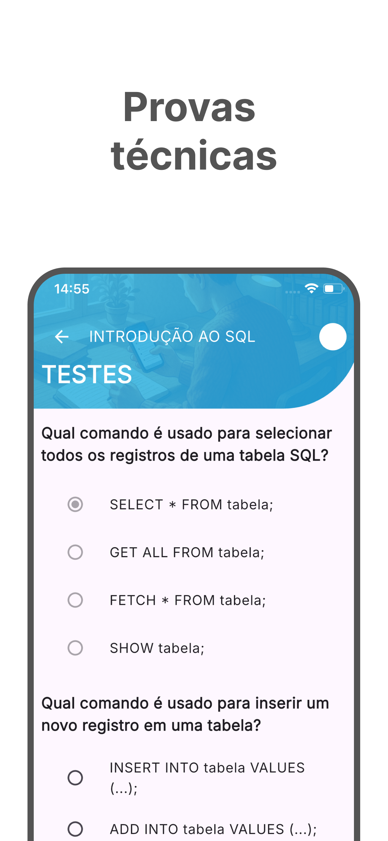 Screenshot 7 do app Aprendendo SQL